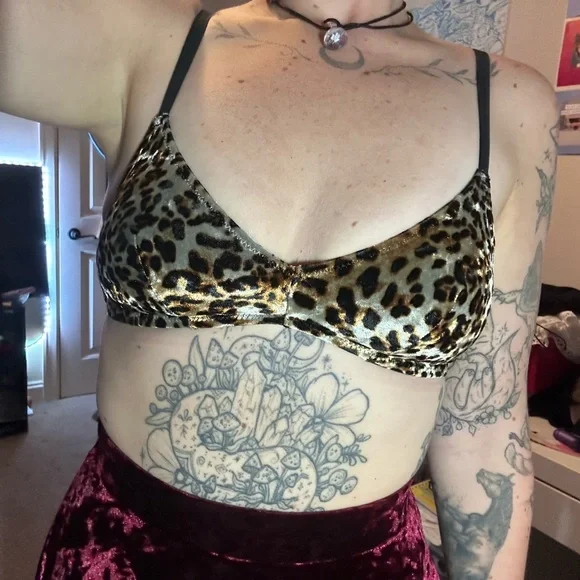 Colsie Leopard Print Bra - Picture 1 of 1